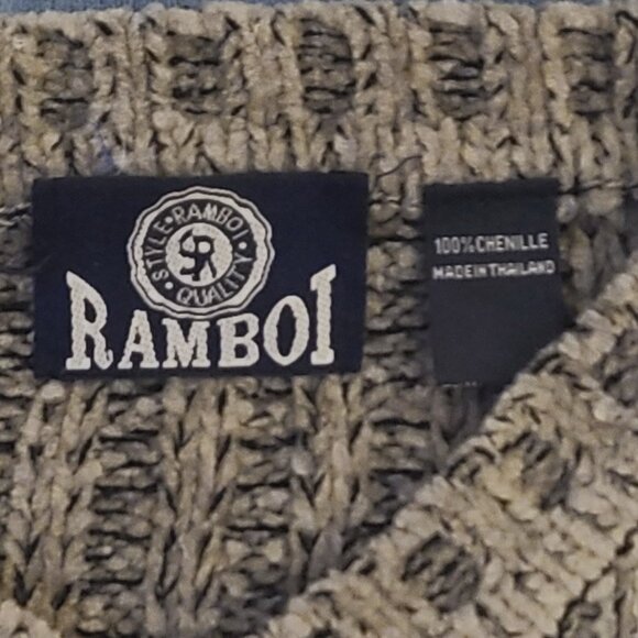 Girl's comfy RAMBOI M-L size thick Chenille sweater - Picture 2 of 3